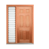Six-Panel Timber Door 2040mm – Supplied & Installed