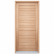 Solid Horizontal Plank Pre hung option 2040/2340 - Just Doors QLD
