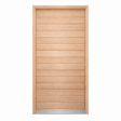 Solid Horizontal Plank - Pre hung option 2040/2340 - Just Doors QLD