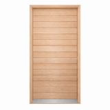 Solid Horizontal Plank - Pre hung option 2040/2340 - Just Doors QLD
