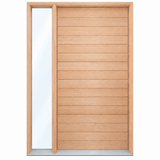 Solid Horizontal Plank - Pre hung option 2040/2340 - Just Doors QLD