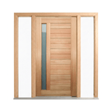 Solid Meranti Horizontal Glazed Door 2040mm – Pre-Hung