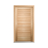 Solid Meranti Horizontal Plank Door 2040mm – Supplied & Installed