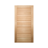 Solid Meranti Horizontal Plank Door 2040mm – Supplied & Installed