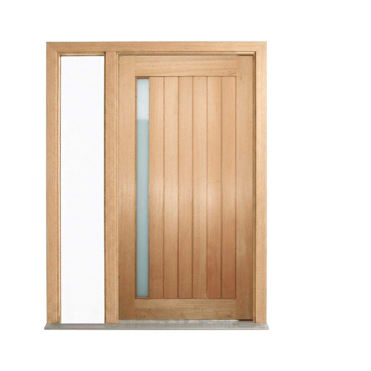 Solid Meranti Vertical Glazed Door 2040mm – Supplied & Installed