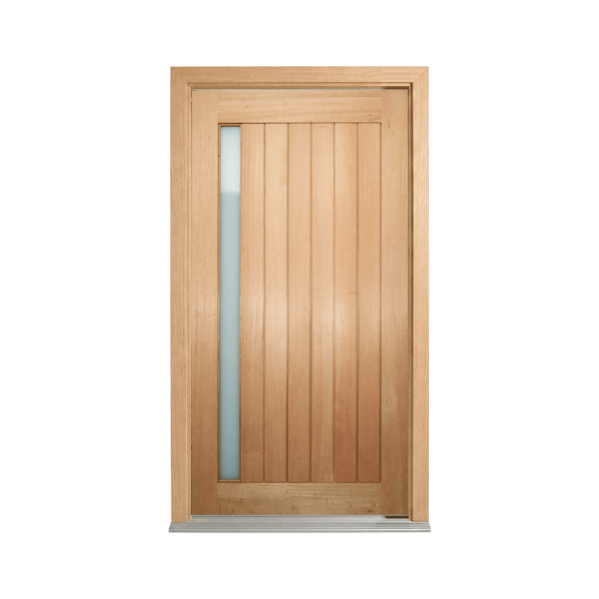 Solid Meranti Vertical Glazed Door 2040mm – Supplied & Installed