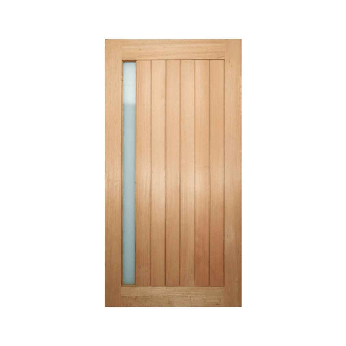 Solid Meranti Vertical Glazed Door WS Wide Style 2040 & 2340mm – Supplied & Installed - Just Doors QLD