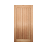 Solid Meranti Vertical Plank Door 2040mm – Supplied & Installed