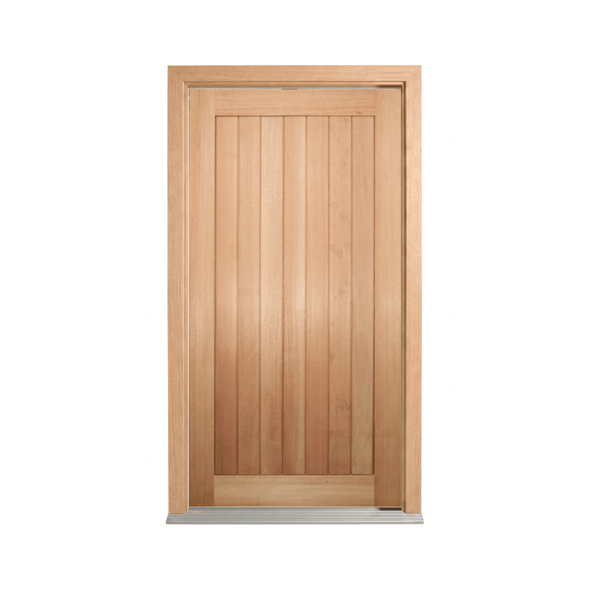Solid Meranti Vertical Plank Door 2040mm – Supplied & Installed
