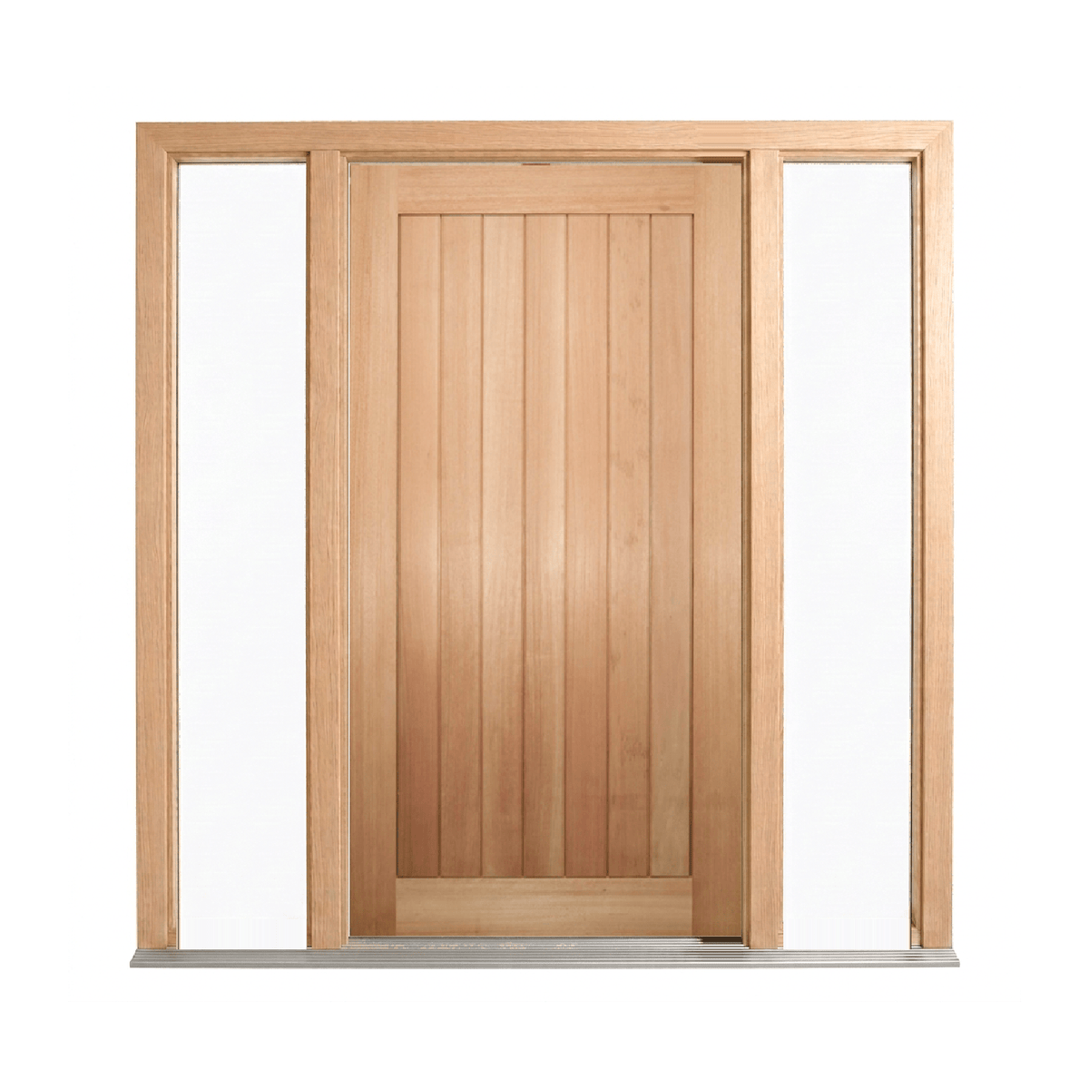Solid Meranti Vertical Plank Door 2040mm – Supplied & Installed