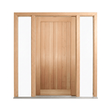Solid Meranti Vertical Plank Door 2040mm – Supplied & Installed