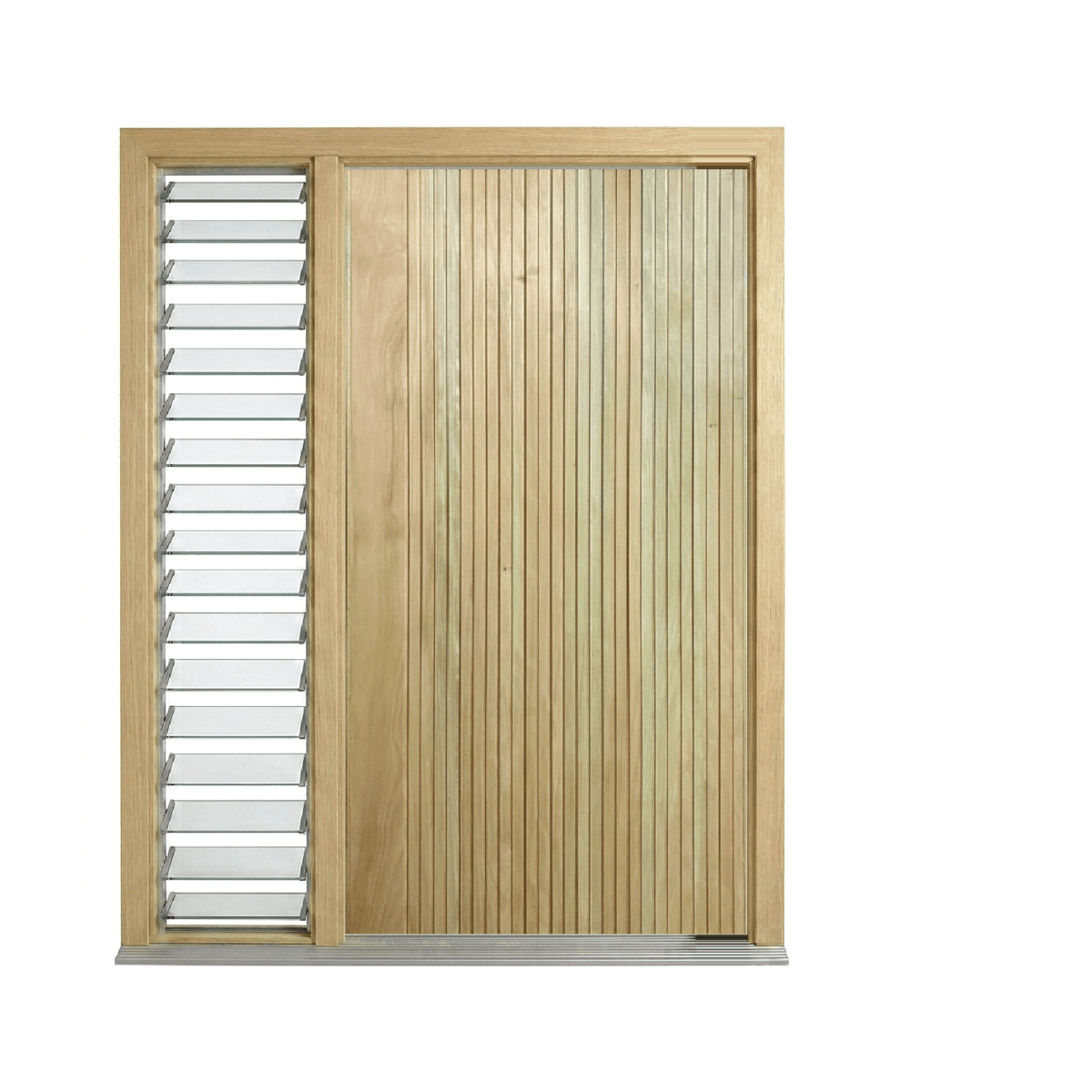 Solid Timber Cladding Plus Door 2040mm – Supplied & Installed