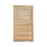 Solid Timber Horizontal Cladding Door WS Wide Style 2040 & 2340mm – Pre-Hung