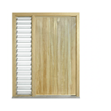 Solid Timber Vertical Cladding Door 2340mm – Supplied & Installed