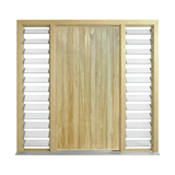 Solid Timber Vertical Cladding Door 2340mm – Supplied & Installed