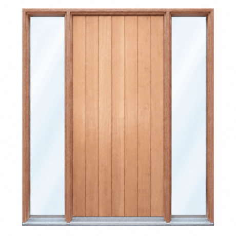 Solid Vertical Plank Pre hung options 2040/2340 - Just Doors QLD
