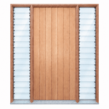 Solid Vertical Plank Pre hung options 2040/2340 - Just Doors QLD