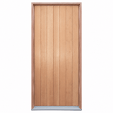 Solid Vertical Plank Pre hung options 2040/2340 - Just Doors QLD