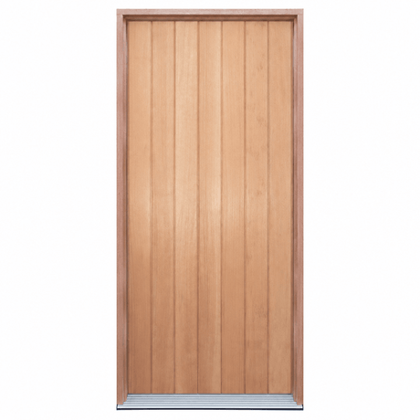 Solid Vertical Plank Pre hung options 2040/2340 - Just Doors QLD