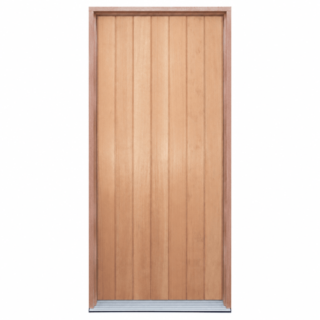 Solid Vertical Plank Pre hung options 2040/2340 - Just Doors QLD