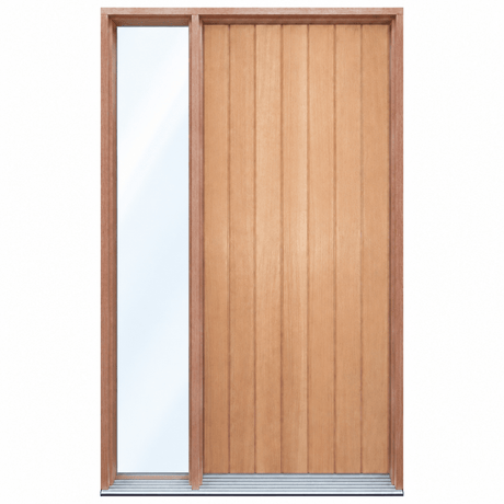 Solid Vertical Plank Pre hung options 2040/2340 - Just Doors QLD