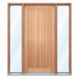 Solid Vertical Plank- Rail & Stile- Pre hung options 2040/2340 - Just Doors QLD