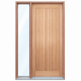 Solid Vertical Plank- Rail & Stile- Pre hung options 2040/2340 - Just Doors QLD
