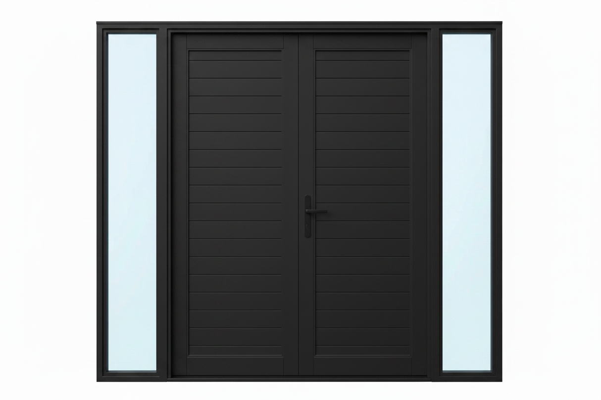 Strata 10TH Double Door with Matched Sidelights