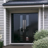 Strata 11T Aluminium Door with Glass — Supply Only - Just Doors QLD