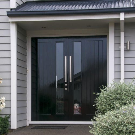 Strata 11T Aluminium Door with Glass — Supply Only - Just Doors QLD