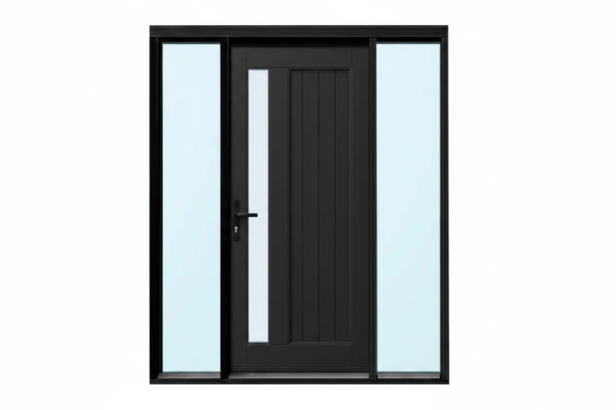 Strata 11T Door in Double Sidelight Frame