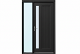 Strata 11T Door in Single Sidelight Frame