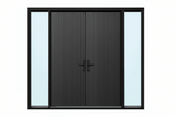 Strata VV50 Batten 25mm Aluminium Pre Hung Door — 2340 Height - Just Doors QLD
