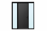 Strata VV50 Batten 25mm Aluminium Pre Hung Door — 2340 Height - Just Doors QLD
