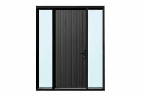 Strata VV50 Batten 25mm Aluminium Pre Hung Door — 2340 Height - Just Doors QLD