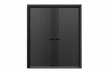 Strata VV51 Batten 25mm With Style Aluminium Pre Hung Door — 2340 Height - Just Doors QLD