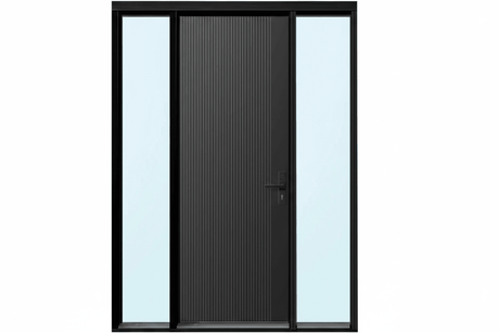 Strata VV51 Batten 25mm With Style Aluminium Pre Hung Door — 2340 Height - Just Doors QLD