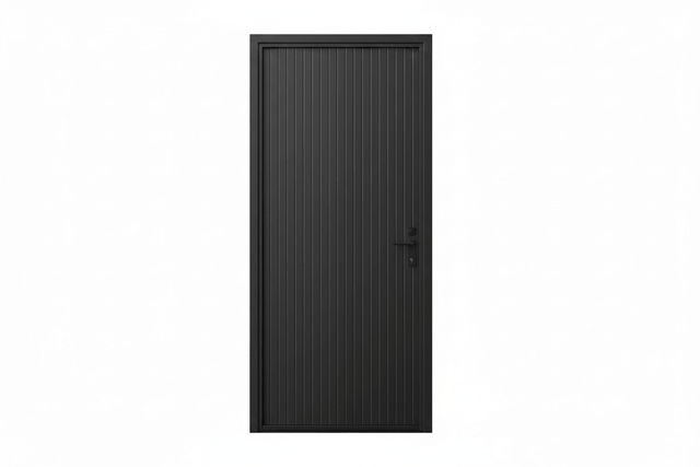 Strata VV52 Batten 40mm Aluminium Pre Hung Door — 2040 Height - Just Doors QLD