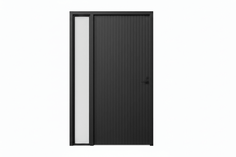 Strata VV52 Batten 40mm Aluminium Pre Hung Door — 2040 Height - Just Doors QLD