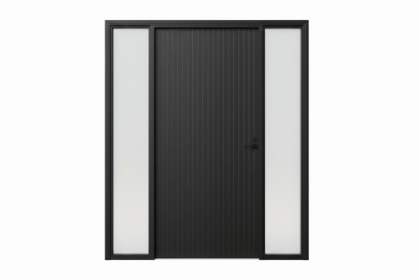 Strata VV52 Batten 40mm Aluminium Pre Hung Door — 2040 Height - Just Doors QLD