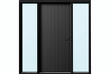 Strata VV52 Batten 40mm Aluminium Pre Hung Door — 2340 Height - Just Doors QLD