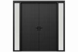 Strata VV52 Batten 40mm Aluminium Pre Hung Door — 2340 Height - Just Doors QLD