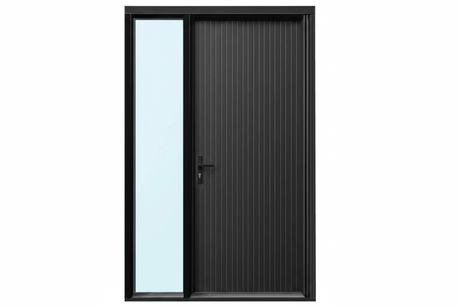 Strata VV52 Batten 40mm Aluminium Pre Hung Door — 2340 Height - Just Doors QLD