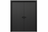 Strata VV52 Batten 40mm Aluminium Pre Hung Door — 2340 Height - Just Doors QLD