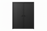 Strata VV53 Batten 40mm With Style Aluminium Pre Hung Door — 2340 Height - Just Doors QLD