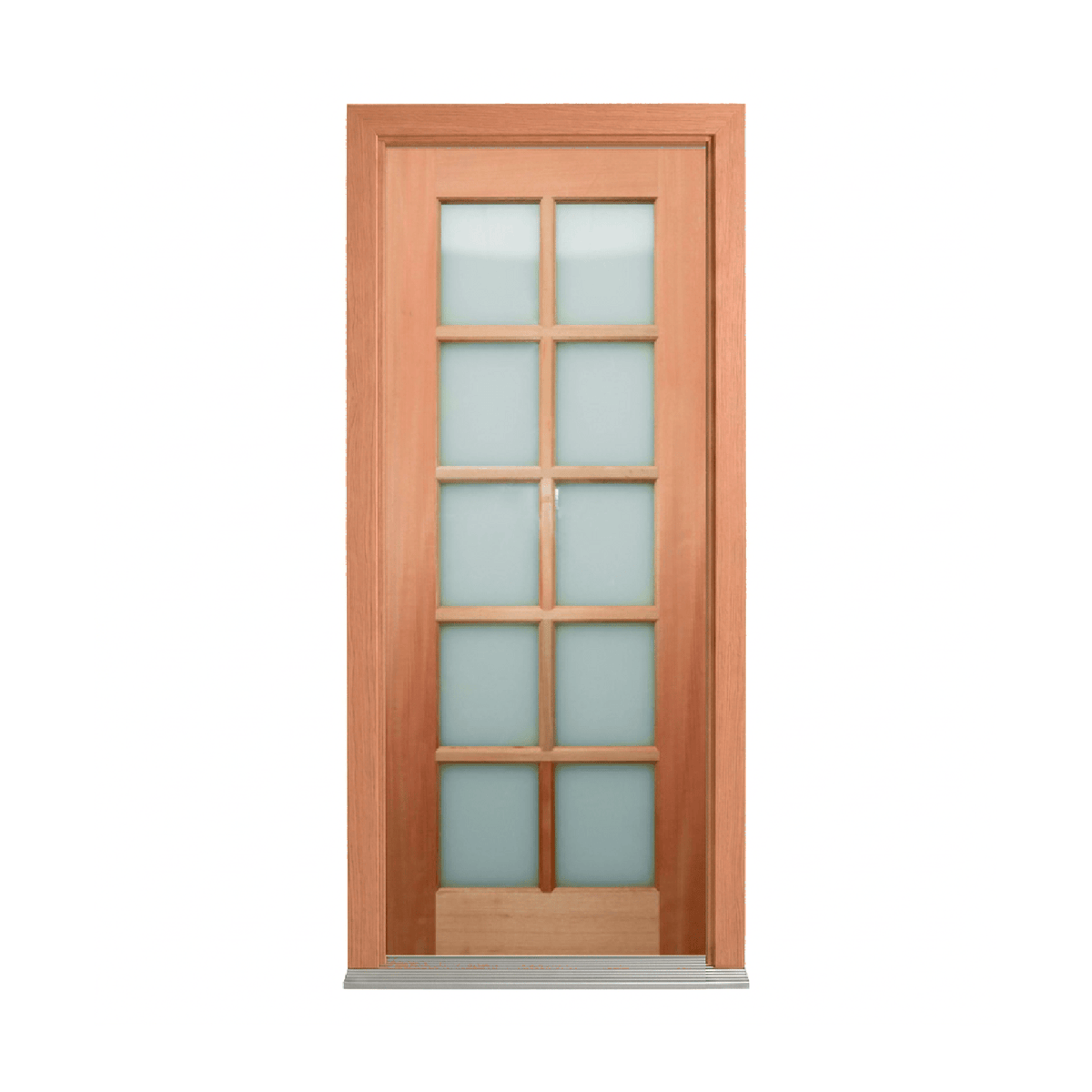 Ten-Lite Glazed Timber Door 2340mm – Pre-Hung