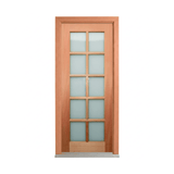 Ten-Lite Glazed Timber Door 2340mm – Pre-Hung