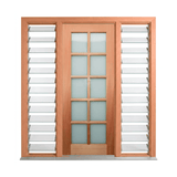 Ten-Lite Glazed Timber Door 2340mm – Pre-Hung