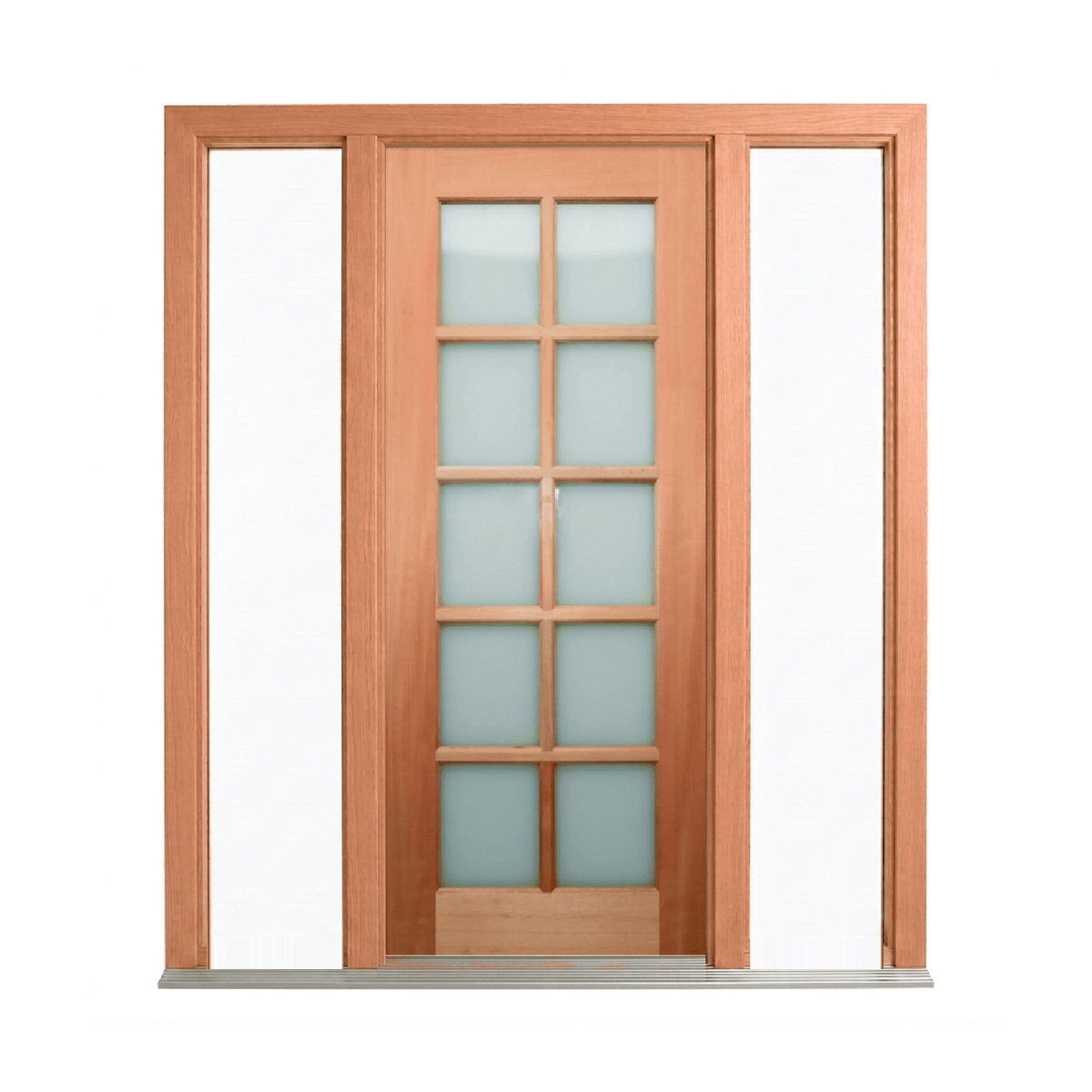 Ten-Lite Glazed Timber Door 2340mm – Pre-Hung