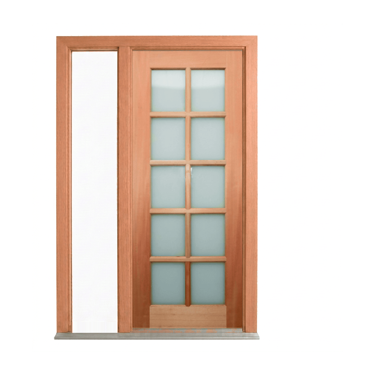 Ten-Lite Glazed Timber Door 2340mm – Pre-Hung